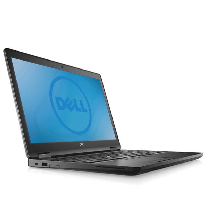 Laptop second hand Dell Latitude 5580, i5-7300U, 256GB SSD, 15.6 inci Full HD, Webcam, Grad B