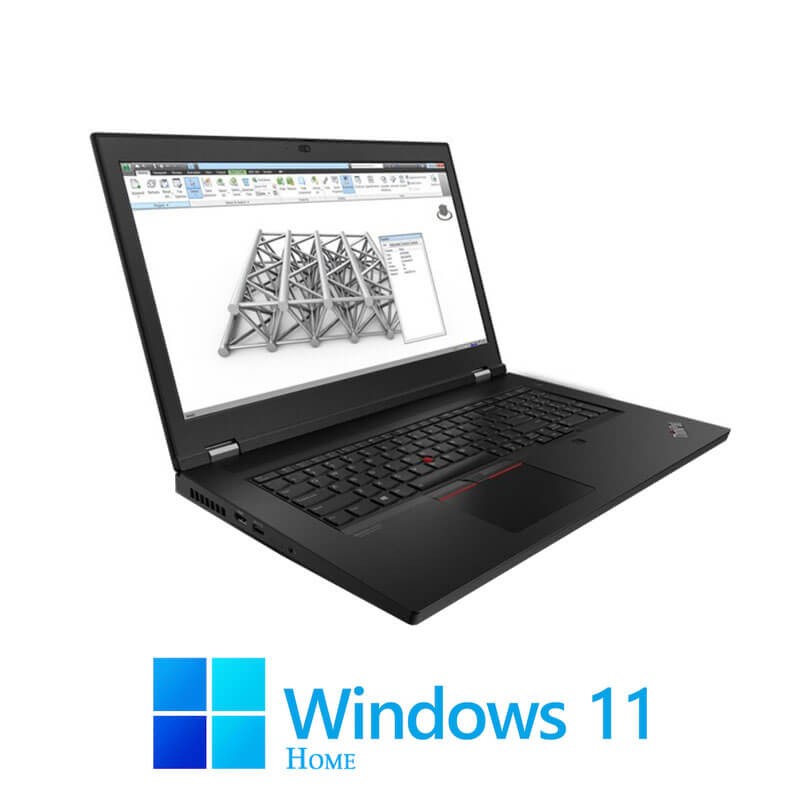 Laptopuri Lenovo P17 Gen 1, i7-10850H, 512GB SSD, Display NOU, RTX 3000, Win 11 Home