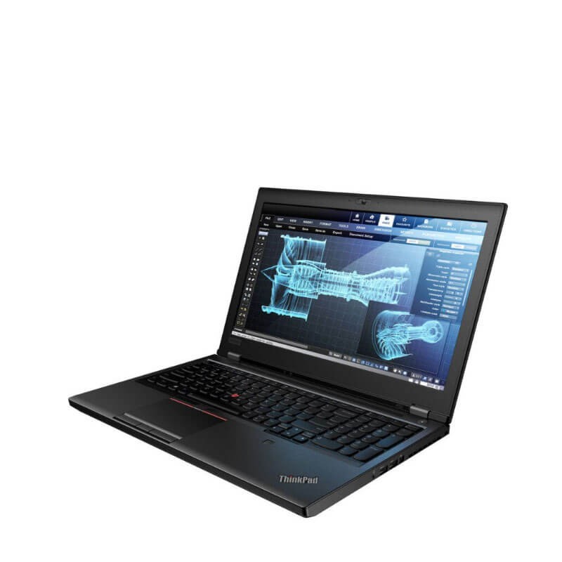 Laptopuri second hand Lenovo P52, i7-8850H, 16GB, 512GB SSD, Quadro P2000, Display NOU Full HD