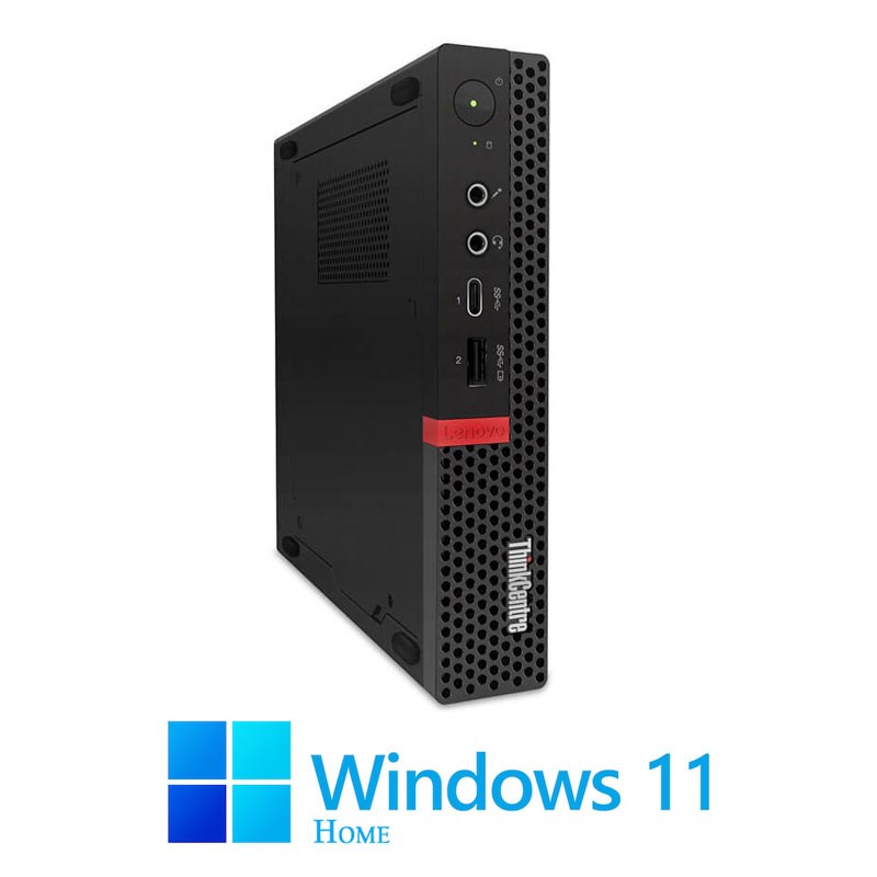 Mini Calculatoare Lenovo ThinkCentre M720q, i5-8400T, 16GB DDR4, 256GB SSD, Win 11 Home