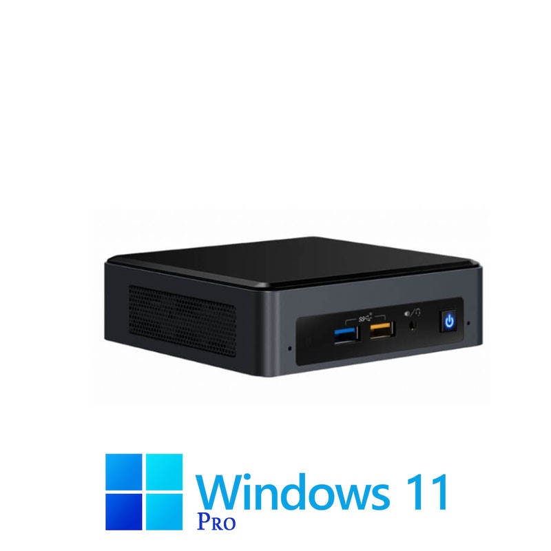 Mini Calculatoare Tarox Intel NUC8i3BEK, Intel i3-8109U, 8GB DDR4, 256GB SSD, Win 11 Pro