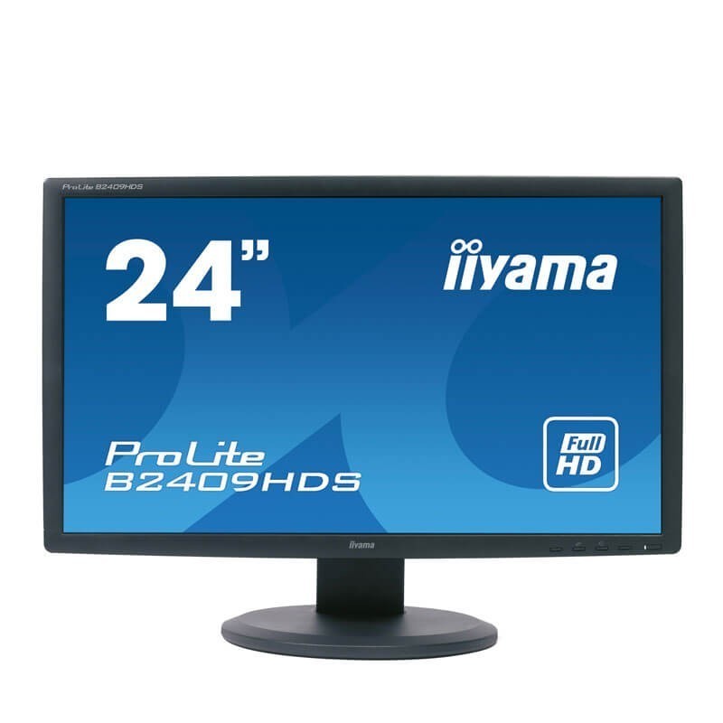 Monitor LCD Iiyama ProLite B2409HDS-1, 24 inci Full HD