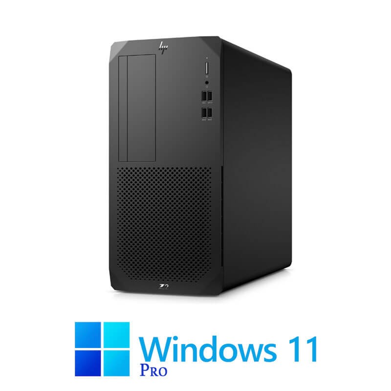 Statie grafica HP Z2 G5 Tower, Octa Core i7-10700, 16GB, 512GB SSD, Win 11 Pro