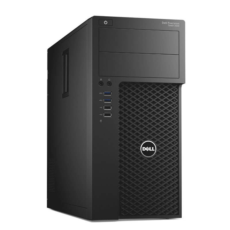 Statie grafica second hand Dell Precision 3620 MT, Quad Core i7-7700, 16GB DDR4, 256GB SSD